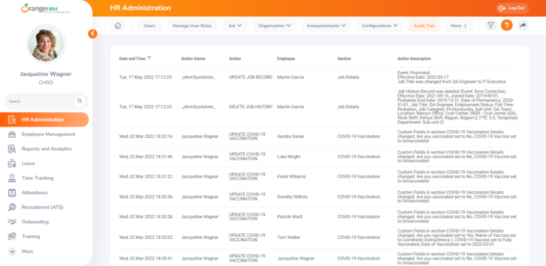 HR Software OrangeHRM
