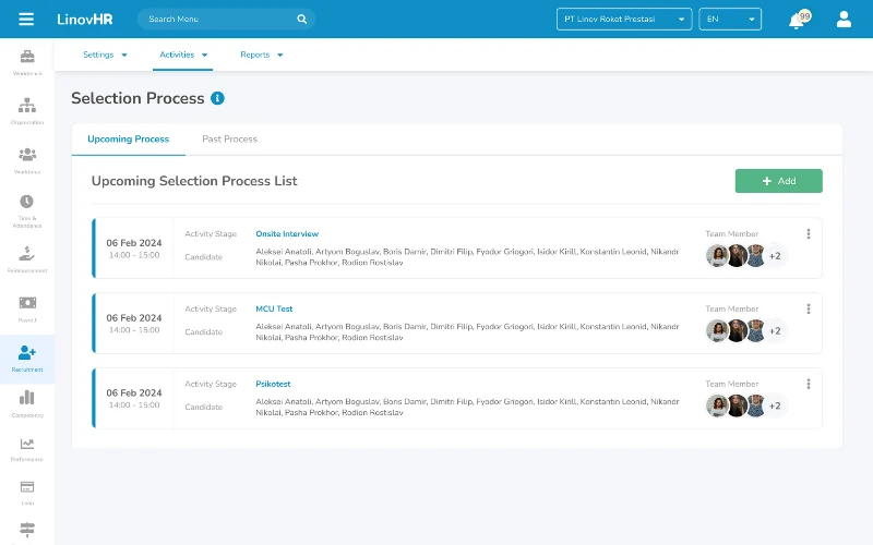 Recruitment Dashboard